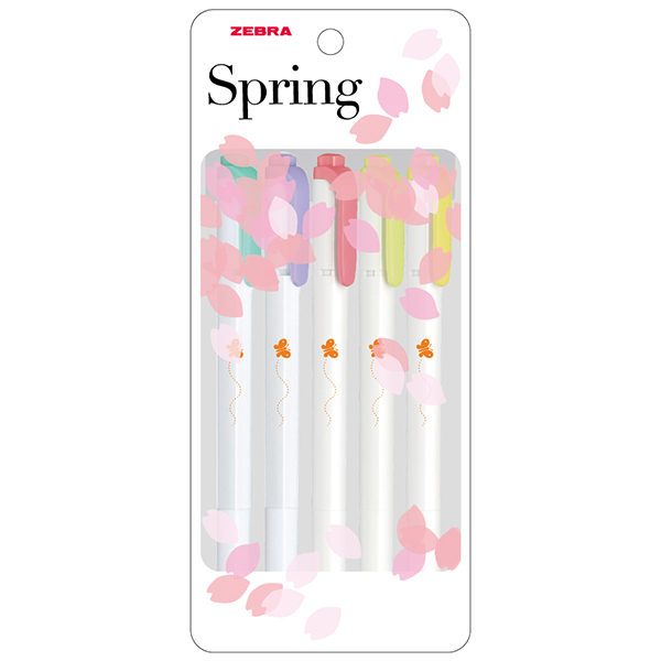 マイルドライナー　５色セット　桜