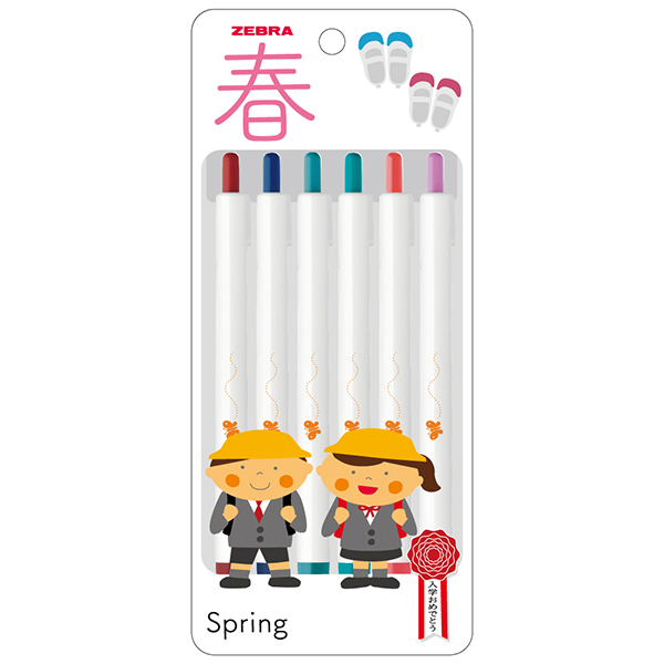 クリッカート　６色セット　入学式