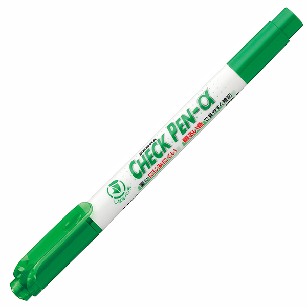 チェックペン　α　　緑