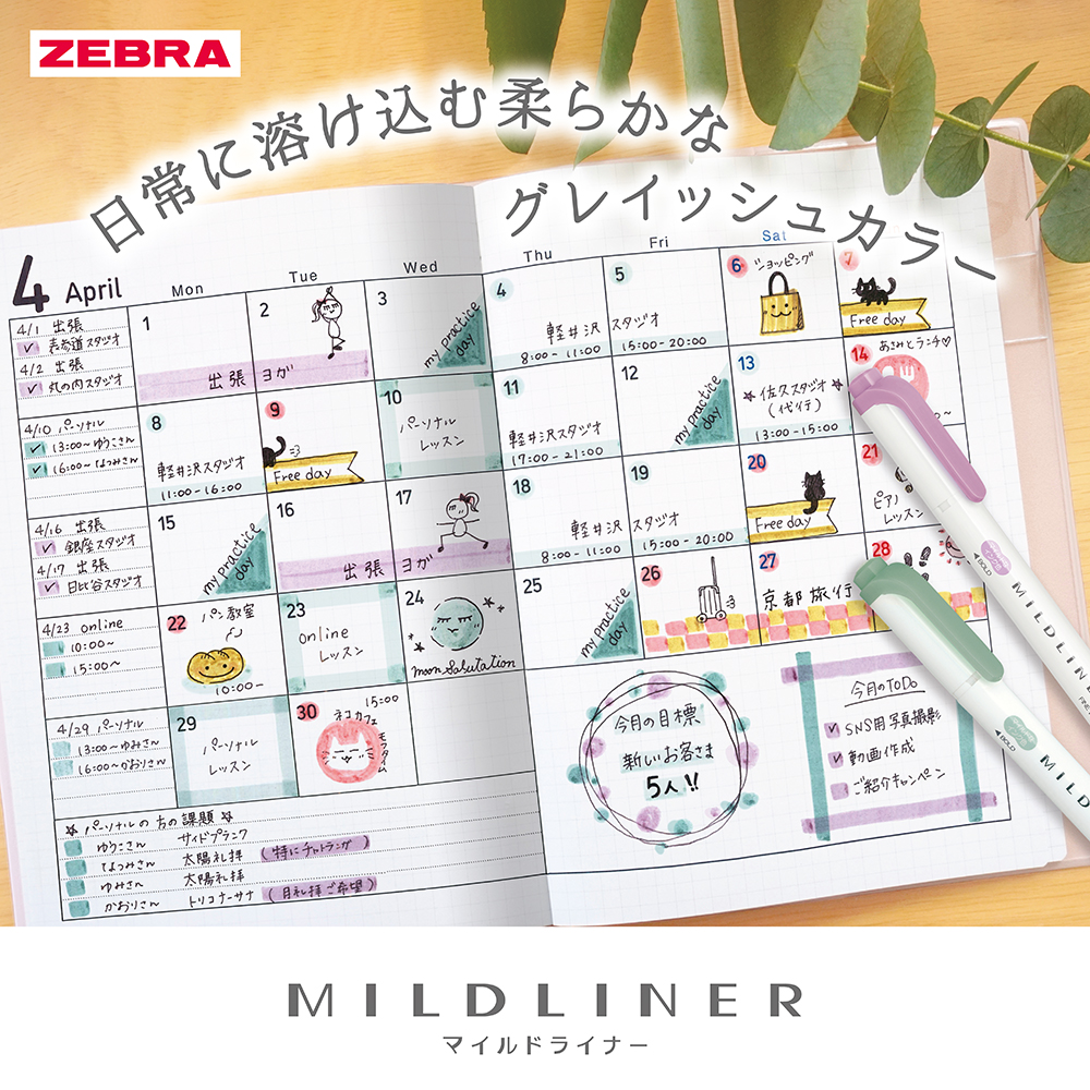 落ち着きマイルド５色セット